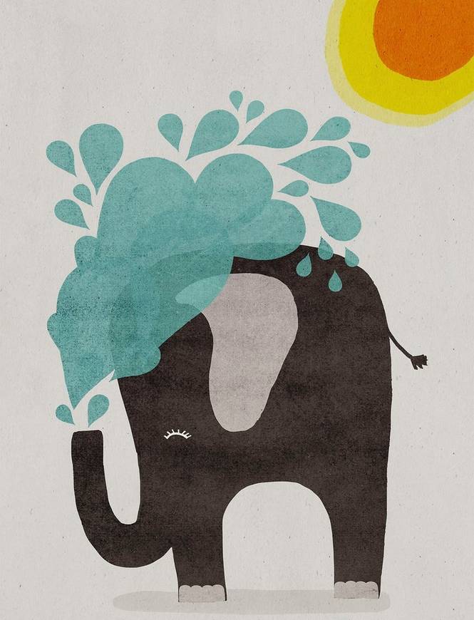 Pelcasa Poster Funny Elephant