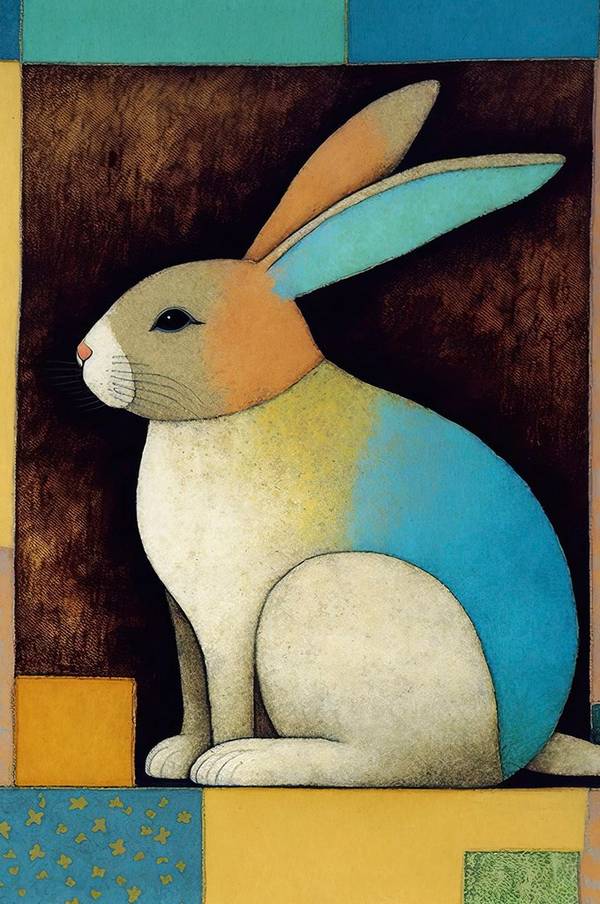 Bilde av Poster Bunny In The Box - 1
