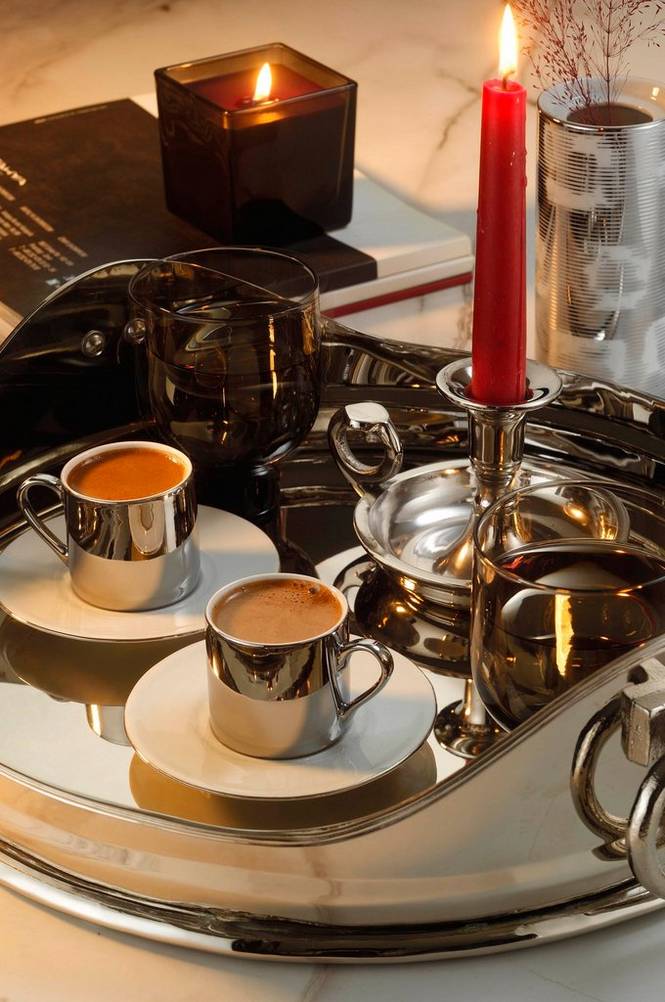 Hanah Home Set med kaffekoppar (4 delar) – Boris