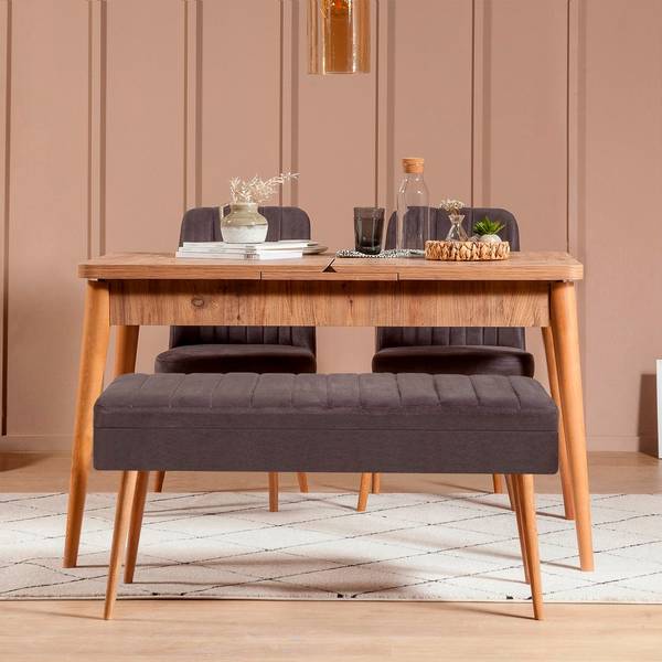 Bilde av Sett med bord og stoler (4 deler) - Gina - 1
