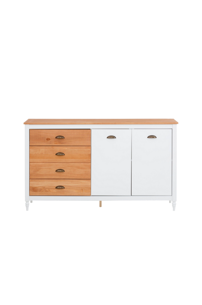 Loft24 Sideboard Rio 4 lådor/2 dörrar