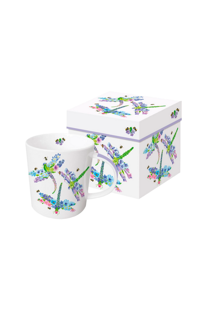 Paperproducts Design Mugg Dragonfly Fleurettes Trend 35 cl