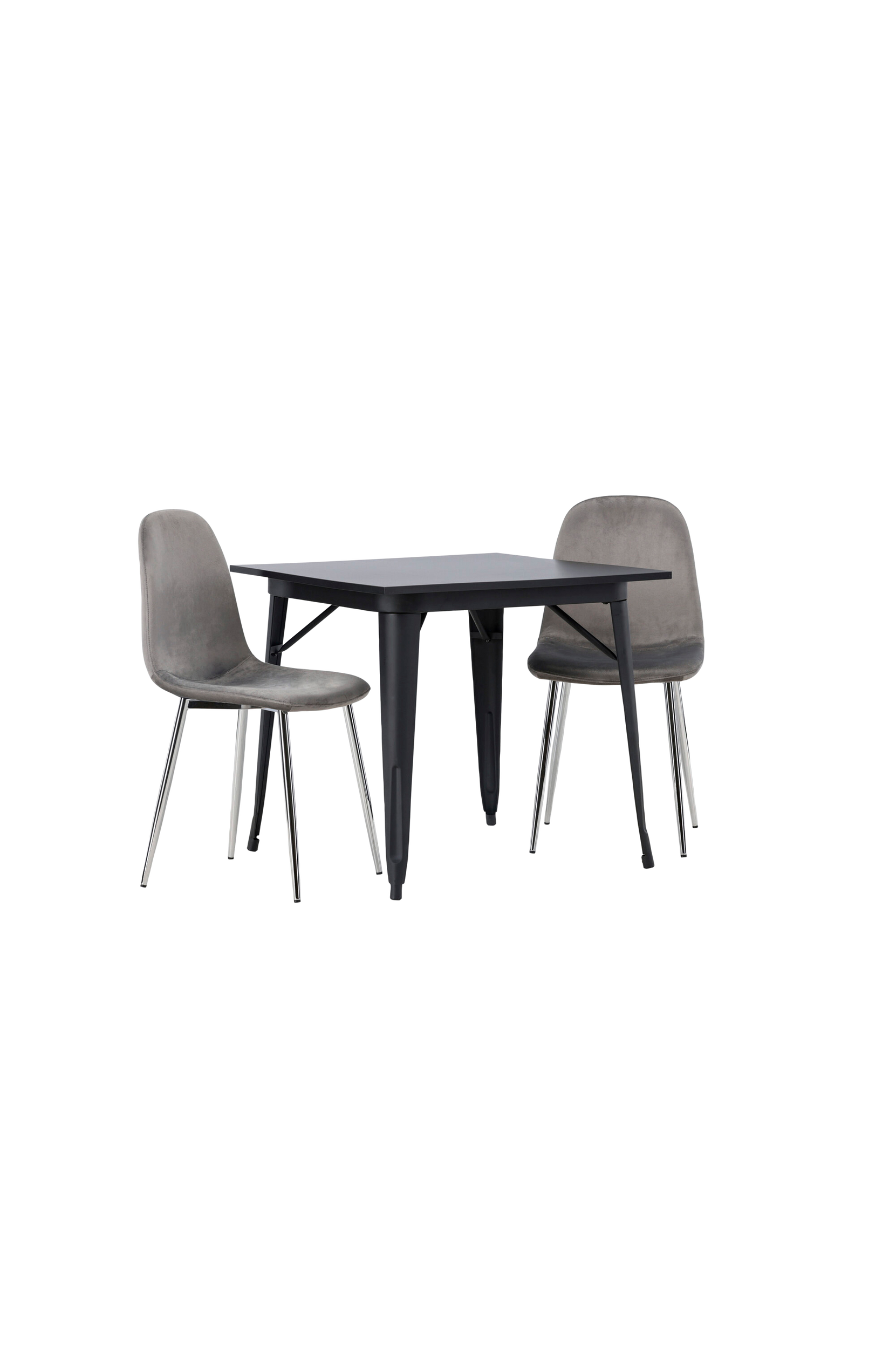 Venture Home - Matgrupp Tempe med 2st stolar Eva - Svart