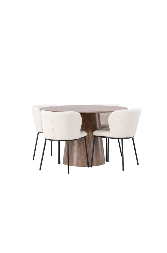Venture Home Matgrupp Lanzo med 4st stolar Edina