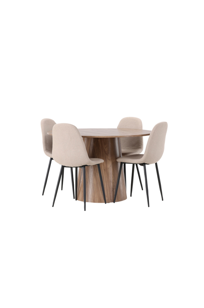 Venture Home Matgrupp Lanzo med 4st stolar Polar