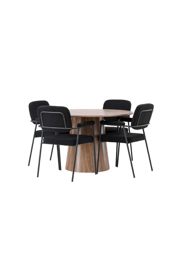 Venture Home Matgrupp Lanzo med 4st stolar Yesterday
