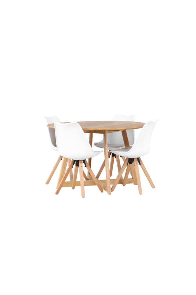 Venture Home Matgrupp Yadikon med 4st stolar Zeno