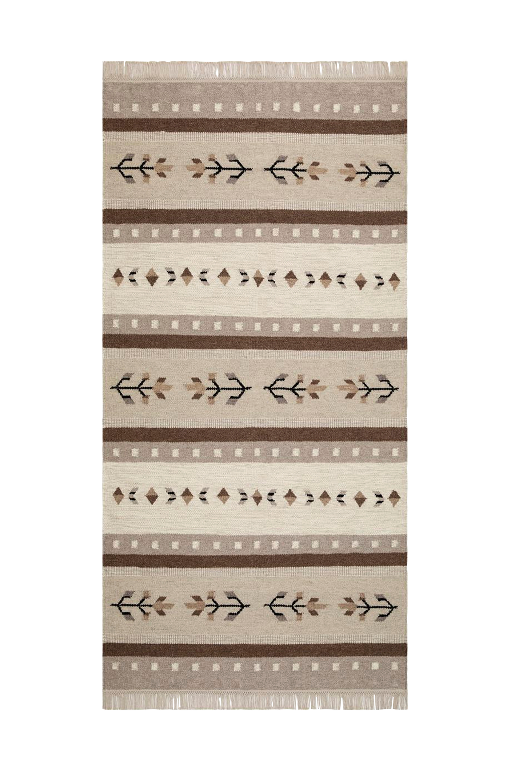 KM Home - Ullmatta Fagersta - Beige - 80X200