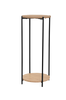 NORDFORM Piedestal Ø30 Svart/Trä 70