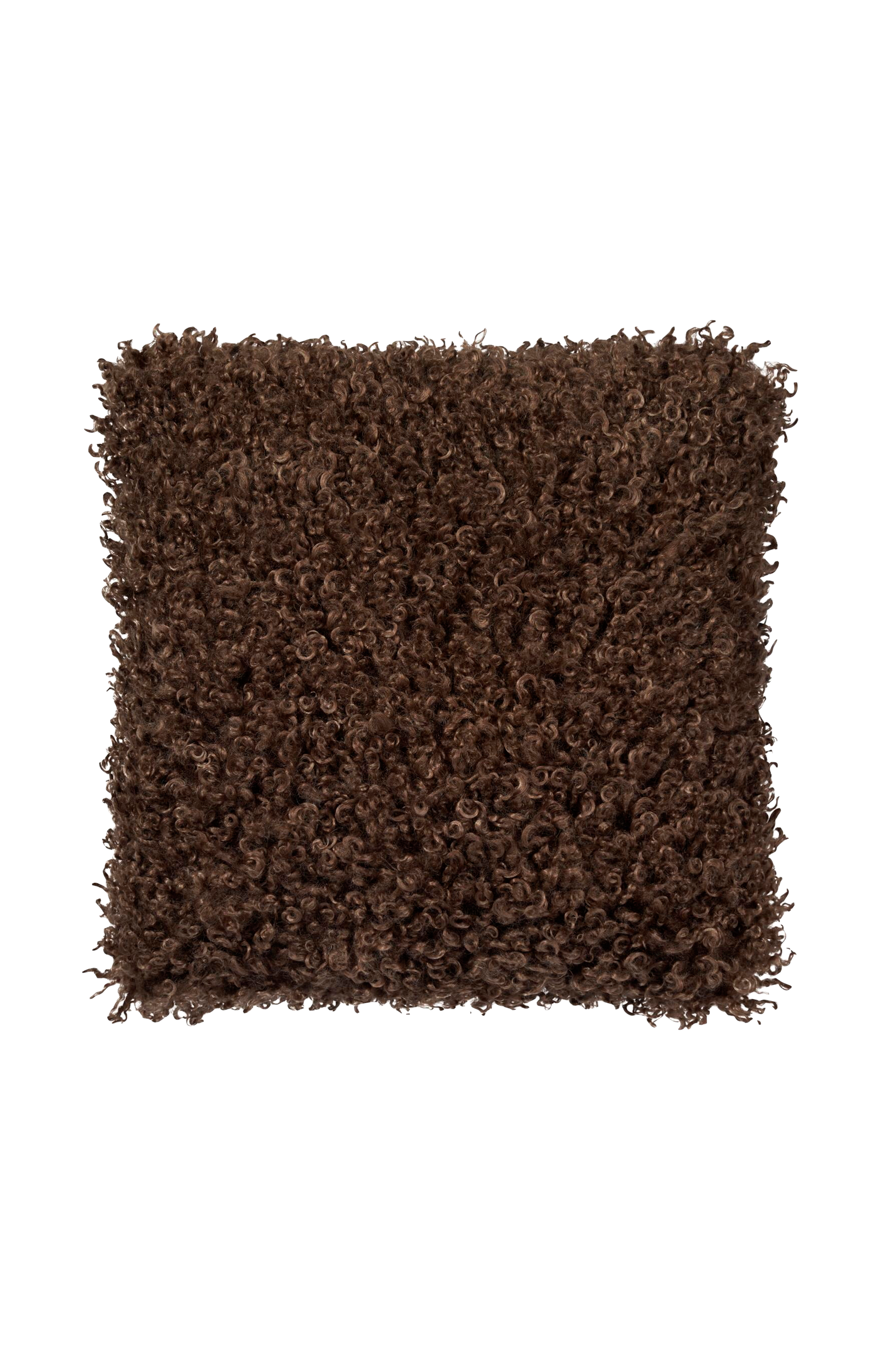 Skinnwille - Kudde Wooly - Brun - 45X45