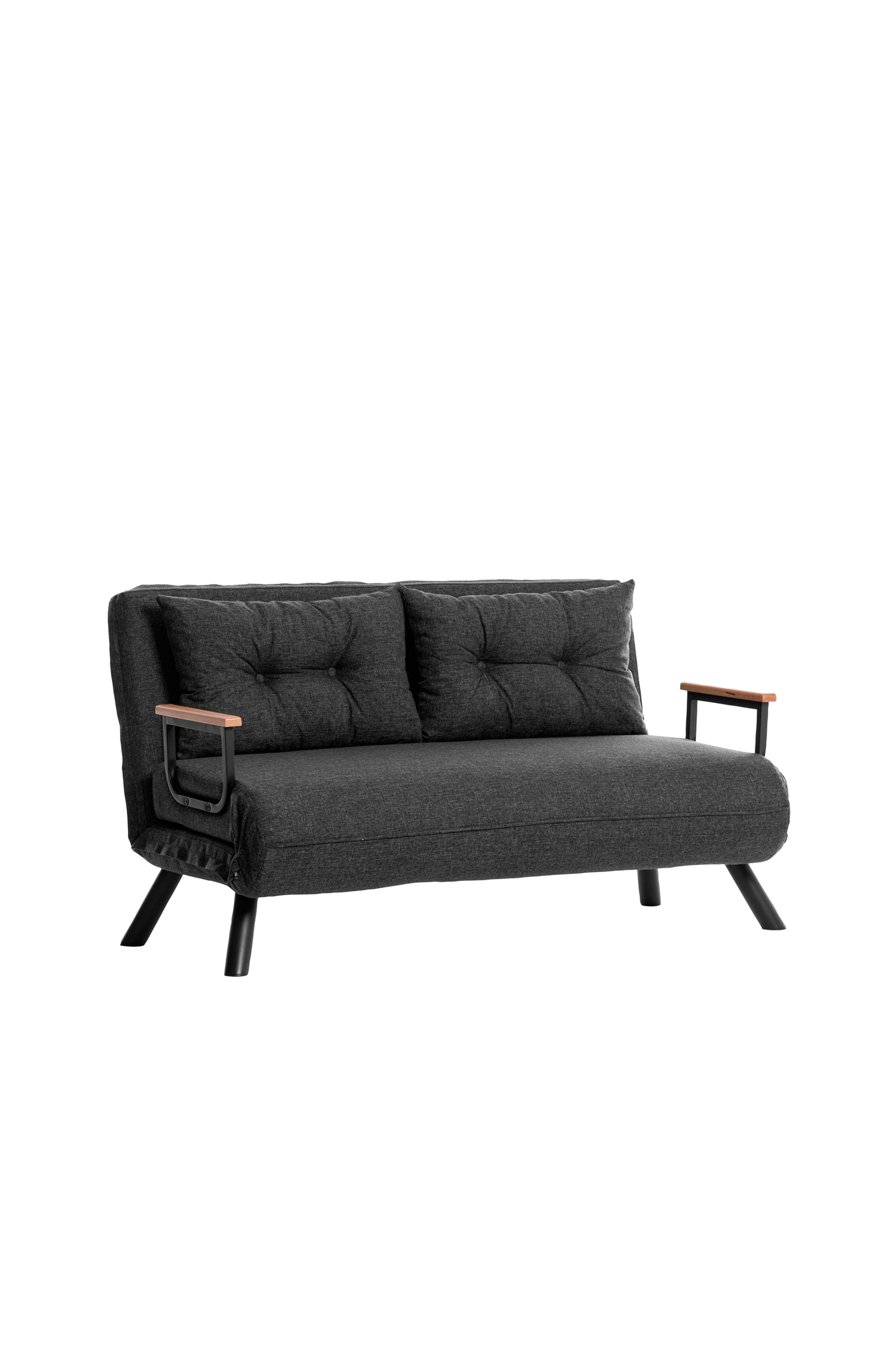 Hanah Home - Bäddsoffa 2-sits - Sando - Grå