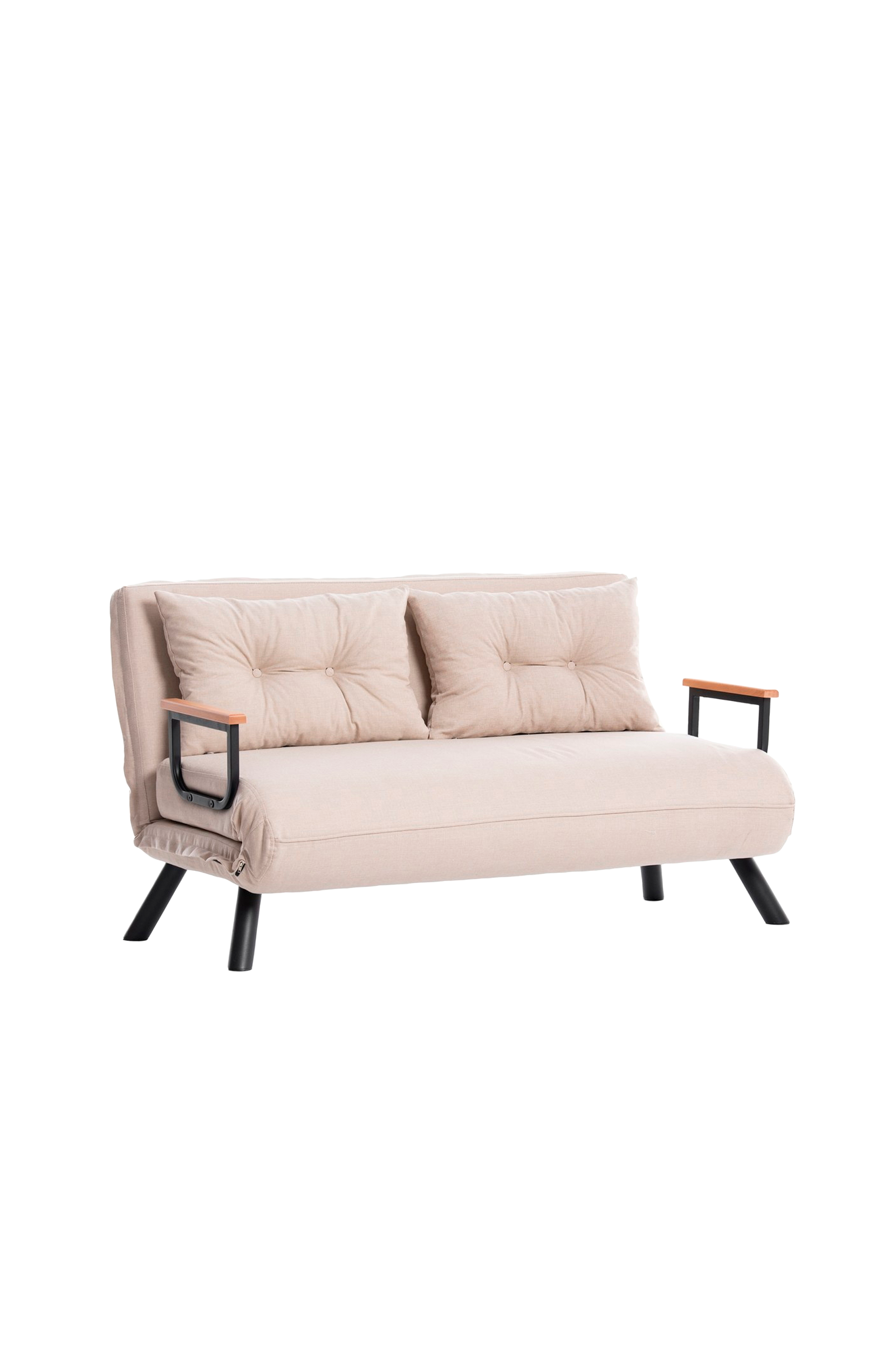 Hanah Home - Bäddsoffa 2-sits - Sando - Beige