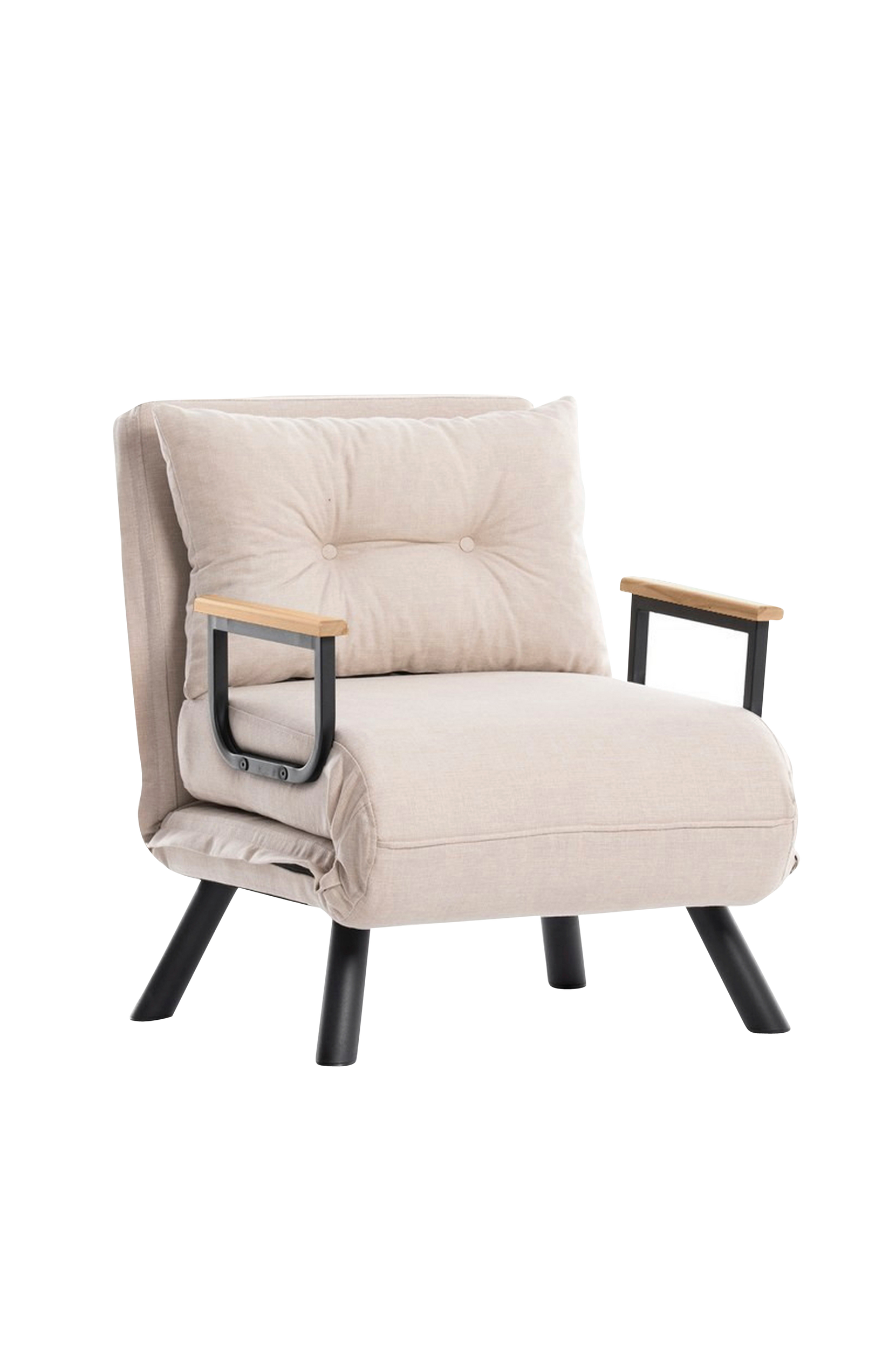 Hanah Home - Bäddsoffa 1-sits - Sando - Beige