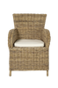 NovaSolo Furniture Matstol Rook (Uppsättning om 2) Wickerworks Naturlig Skum