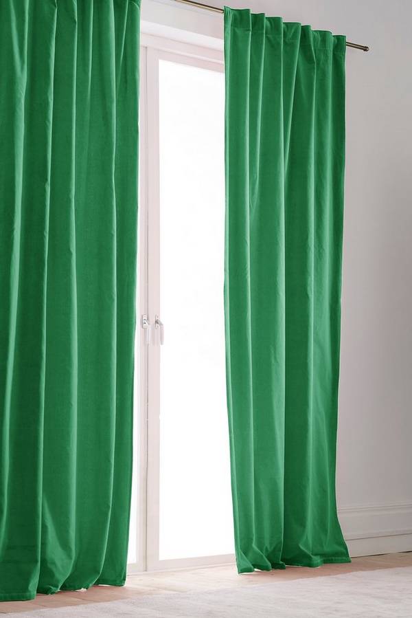 Bilde av SAMMIE gardin med multifunksjonsbånd 2-pk - Gressgrønn
