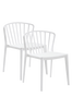 VÄBY tuolit, 2/pakk. Valkoinen