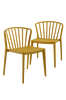 VÄBY tuolit, 2/pakk. Sinappi