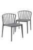 VÄBY tuolit, 2/pakk. Harmaa