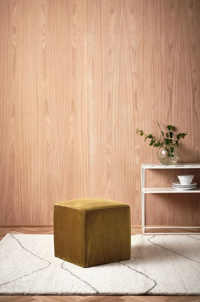 SEATTLE sittpuff 40×40 cm Guldbrun