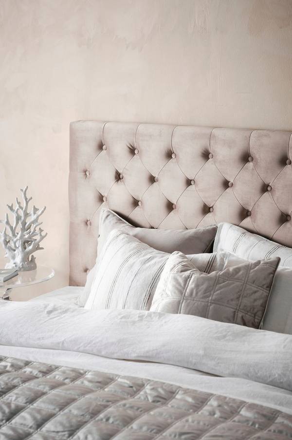 Bilde av SKENE sengegavl 180 cm - Lys grå
