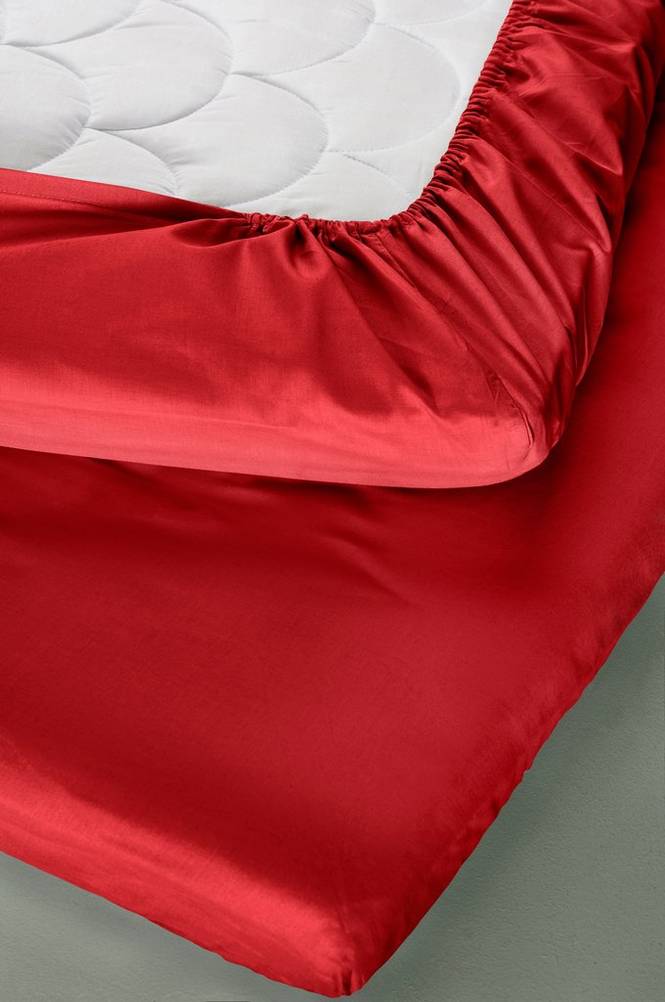 ZACK MINI dra-på-lakan spjälsäng 60×120 cm – ekologisk Röd