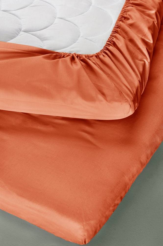 ZACK MINI dra-på-lakan spjälsäng 60×120 cm – ekologisk Orange