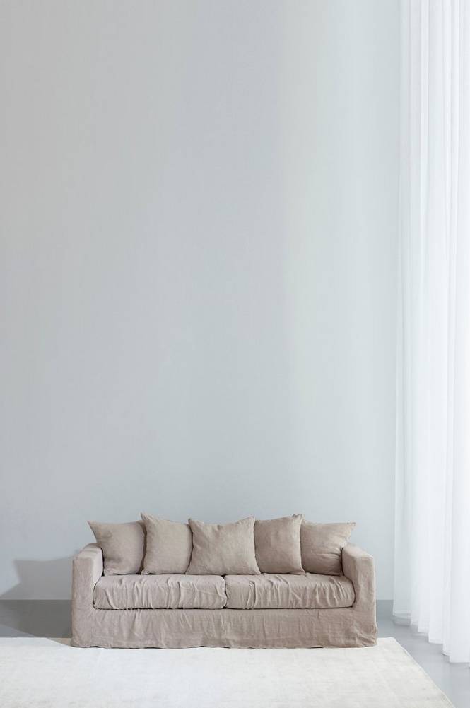 MARSEILLE soffa 3-sits Linnebeige