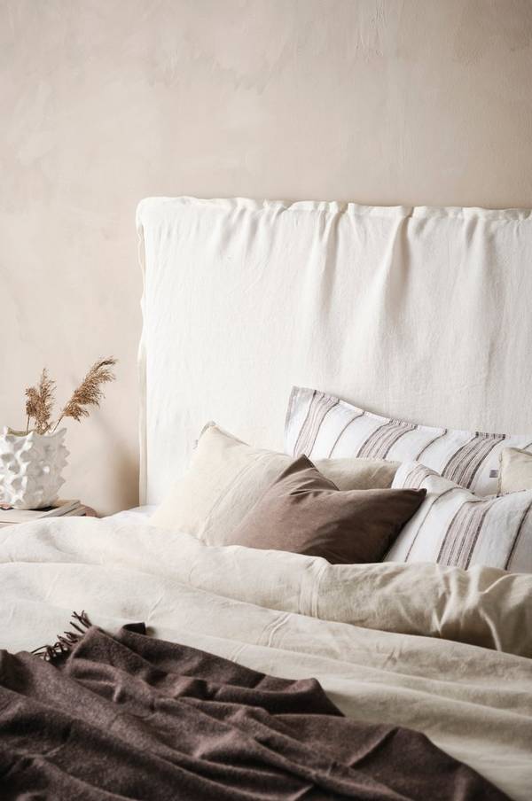 Bilde av PALMA sengegavl 160 cm - Naturhvit
