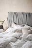 PALMA sengegavl 180 cm Mørk grå