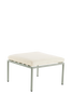 MENTON krakk/bord Lys grønn/hvit pute