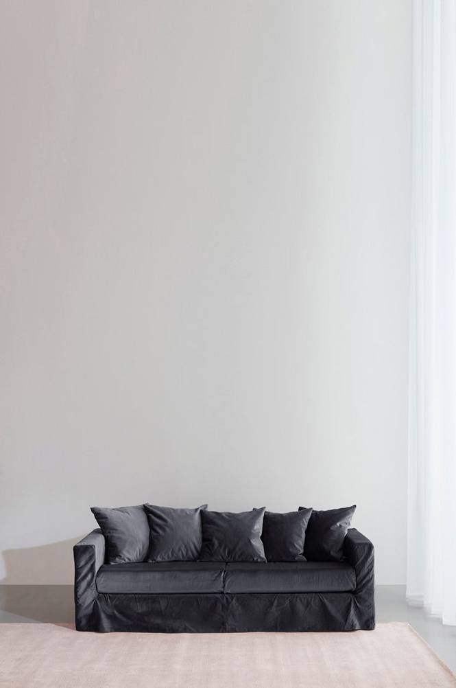 MARSEILLE soffa 3-sits Grå