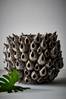 BLOWFISH vase - høyde 31 cm Grå