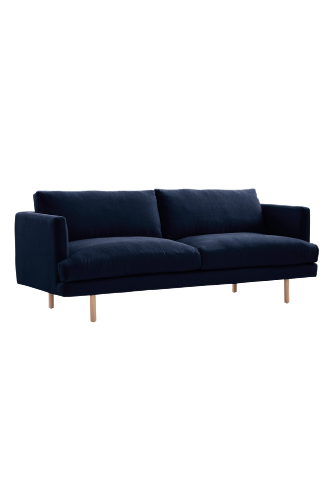 ANTWERPEN soffa 3-sits Mörkblå