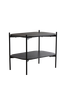 NAGANO sohvapöytä 50x75 cm Musta
