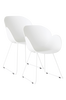 OSAKA tuolit, 2/pakk. Valkoinen/valkoinen