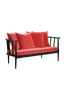 VENICE sohva, 2:n istuttava Aprikoosinpunainen