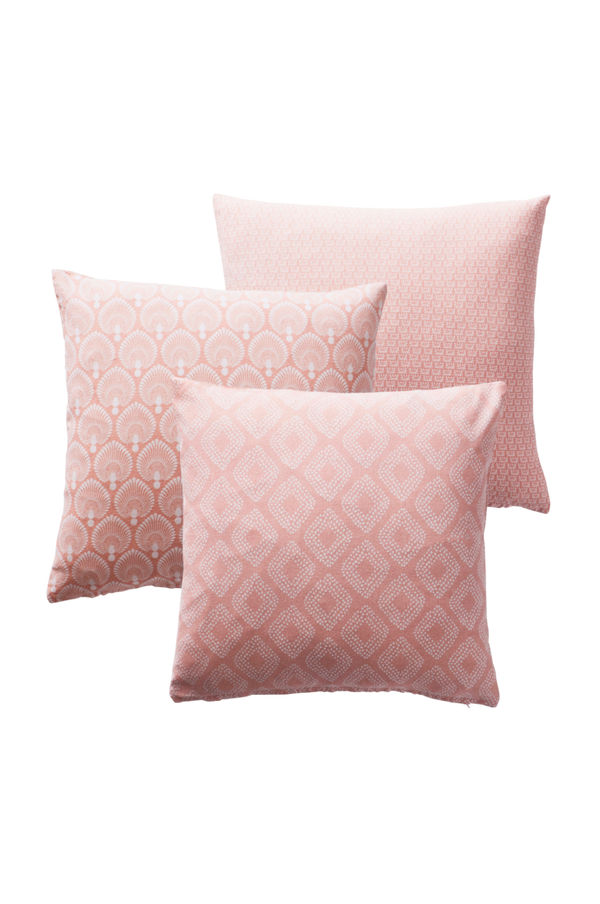 Bilde av COUSIN putetrekk 3-pk 45x45 cm - Rosa
