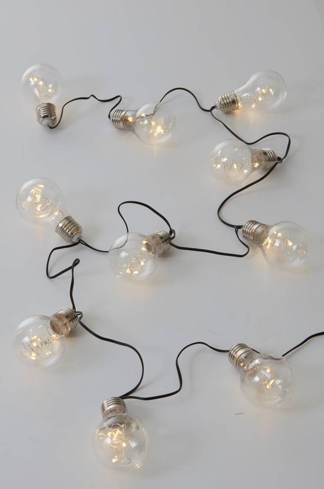Best Season Glow - clear string lights with solar power | Plastic