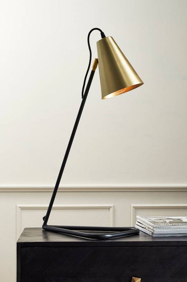 Bilde av MONTMARTRE bordlampe - Messing/svart
