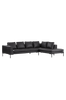 ALBA sohva, 3:n istuttava divaani oikea Ukkosenharmaa