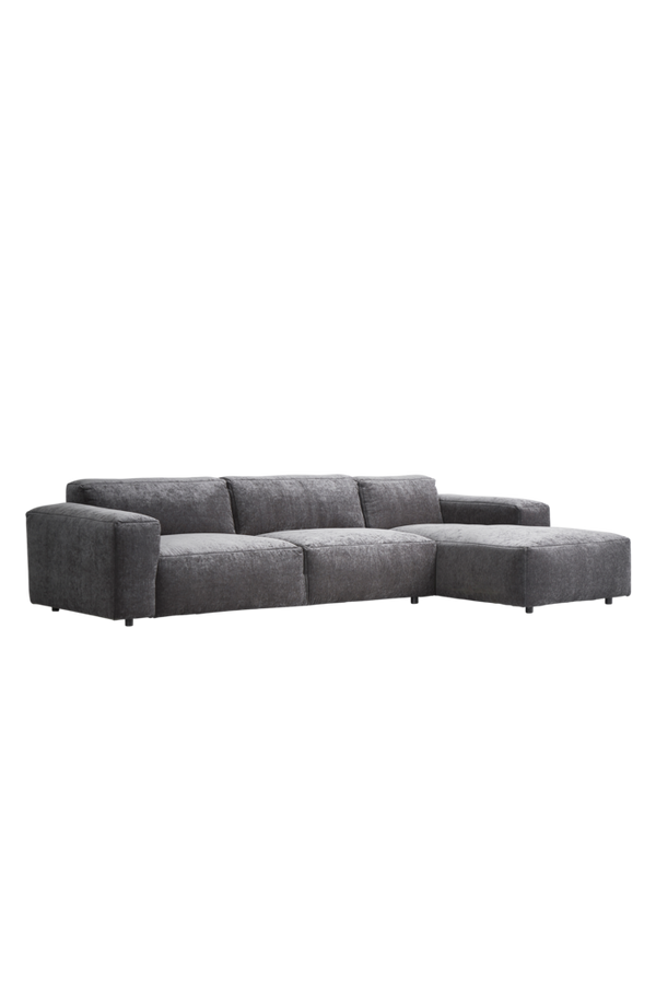 Bilde av SEOUL sofa 3-seter   divan høyre - Mørk grå
