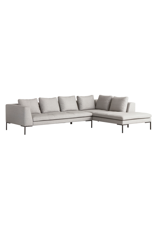Bilde av ALBA sofa 3-seter   divan høyre - Grå 
