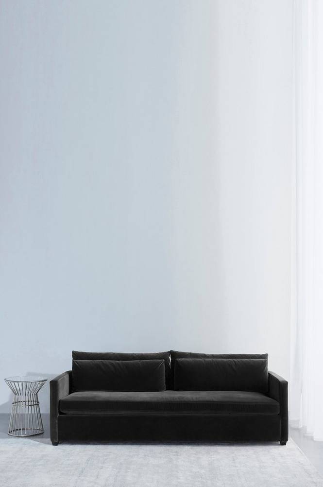 MANHATTAN soffa 3-sits Kolgrå