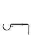 Gardinstångshållare ø 28 mm Svart 10-15 cm