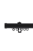 FLEXI-verhokiskosetti Musta 160 cm