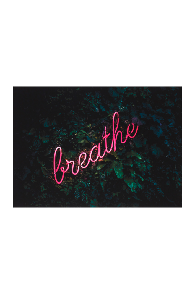 Bilde av BREATHE poster 70x50 cm