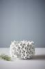 BLOWFISH vase - rund Hvit