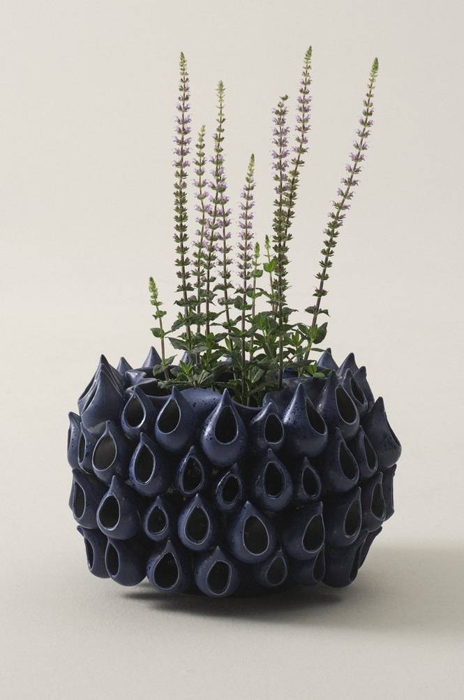 BLOWFISH vas – rund Blå