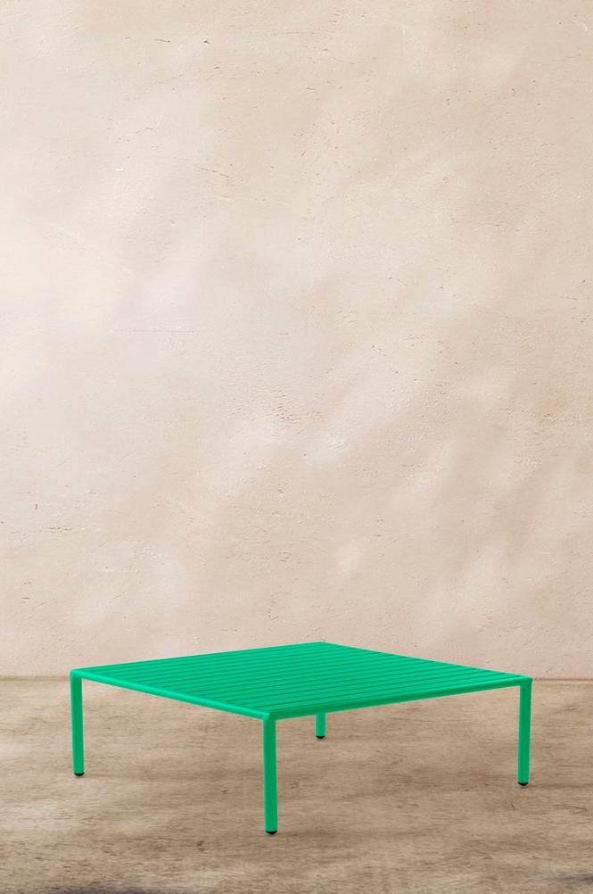 MENTON soffbord 80×80 cm Grön