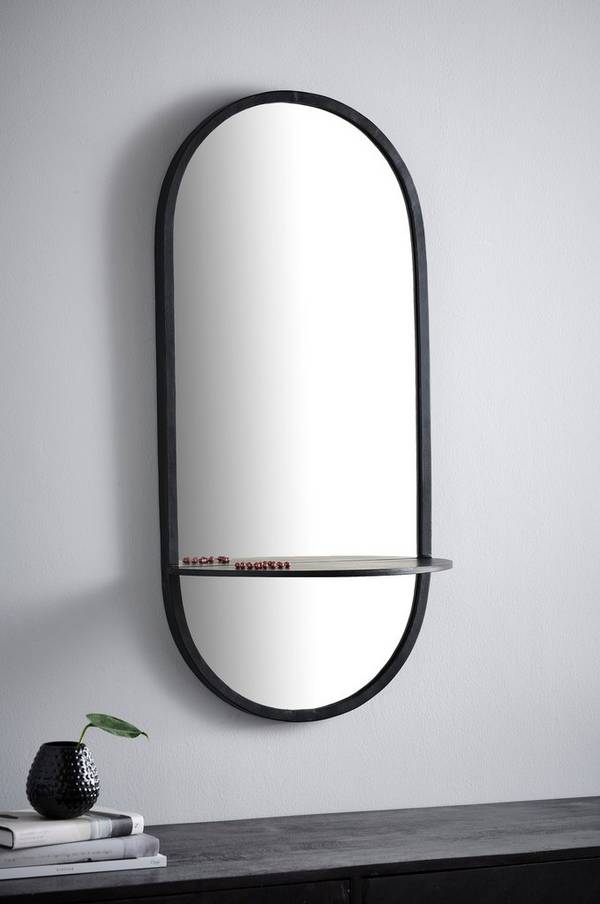 Bilde av KELLY speil med hylle - stort - 30151
